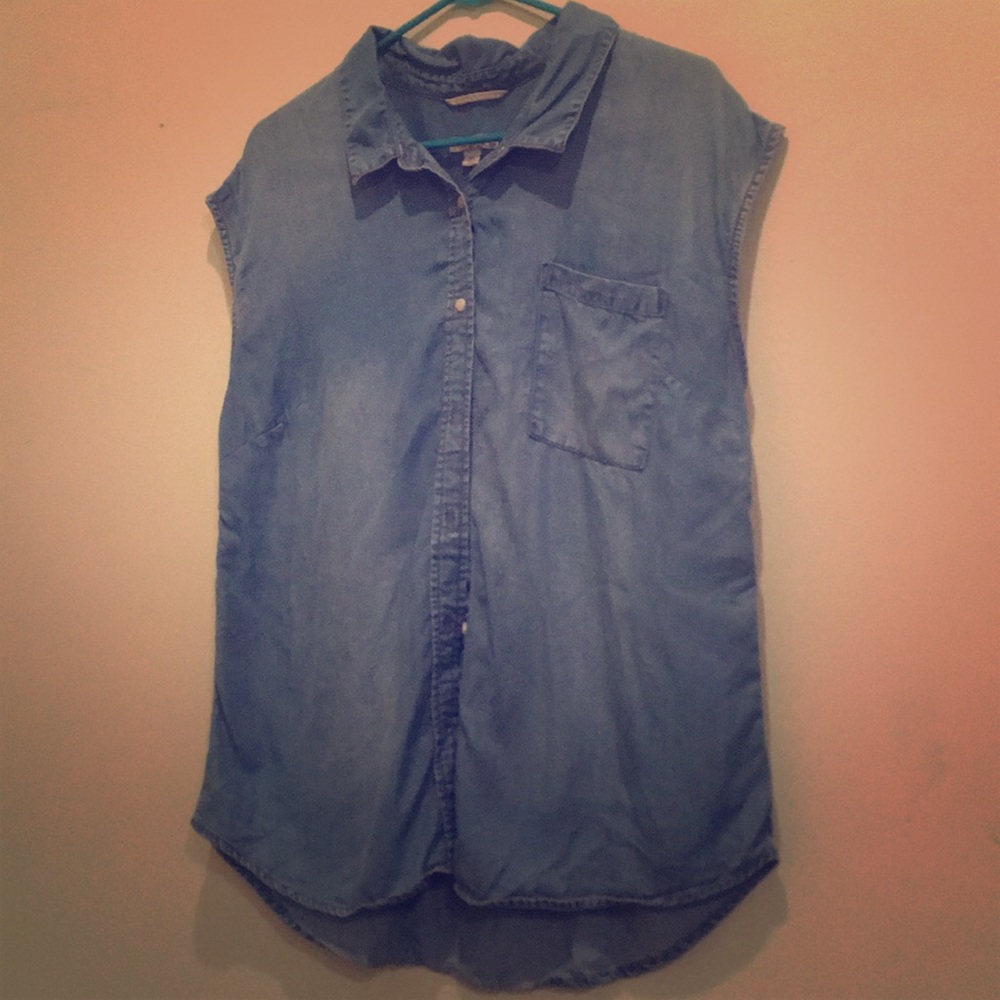 Chambray button down